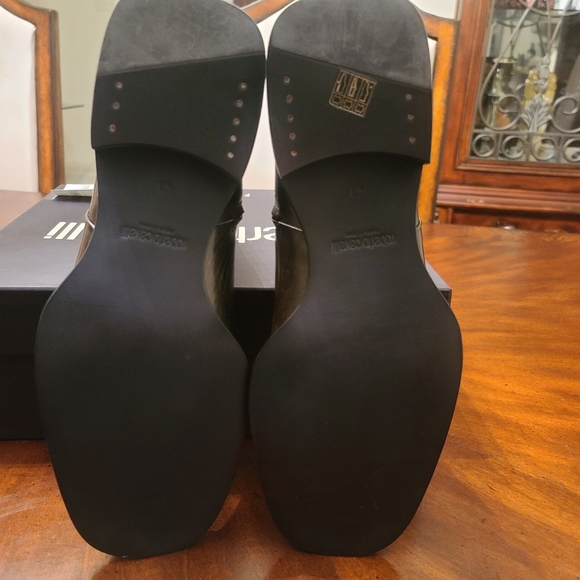 Roberto Cavalli Men's Half Boot in Brush Off Metalux Size 43 - Picture 2 of 4